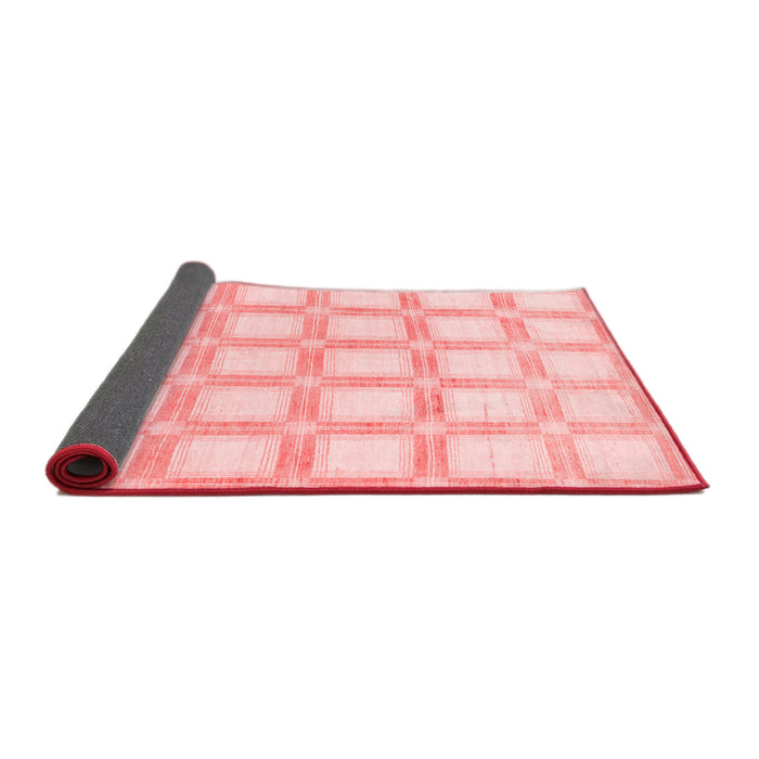 Checkered Red Modern Area Rugs