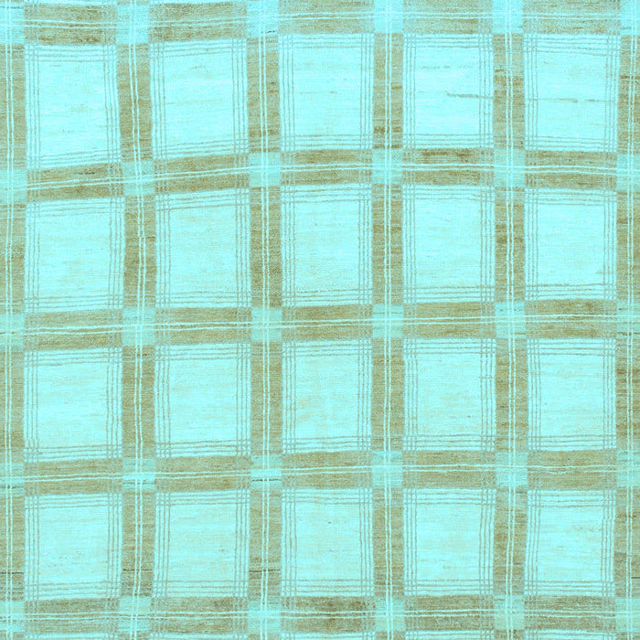 Machine Washable Checkered Light Blue Modern Rug, wshabs1575lblu