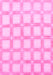Machine Washable Checkered Pink Modern Rug, wshabs1575pnk