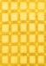 Checkered Yellow Modern Rug, abs1575yw