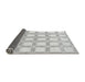 Sideview of Checkered Gray Modern Rug, abs1575gry