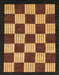 Abstract Bakers Brown Checkered Rug, abs1576