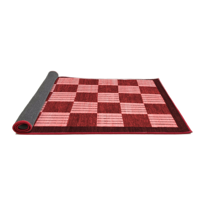 Checkered Red Modern Area Rugs