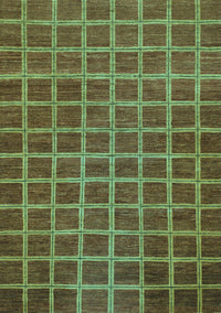 Checkered Turquoise Modern Rug, abs1577turq