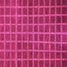 Square Checkered Pink Modern Rug, abs1577pnk