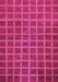 Checkered Pink Modern Rug, abs1577pnk