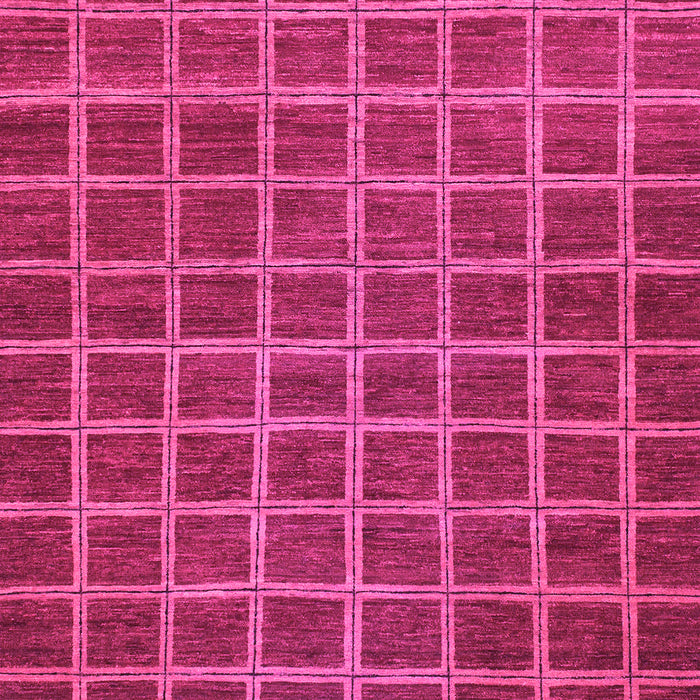 Checkered Pink Modern Rug, abs1577pnk