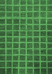 Checkered Emerald Green Modern Rug, abs1577emgrn