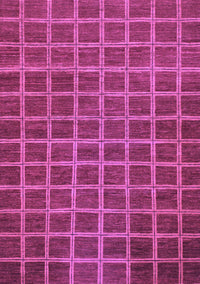 Checkered Purple Modern Rug, abs1577pur