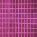 Square Machine Washable Checkered Purple Modern Area Rugs, wshabs1577pur
