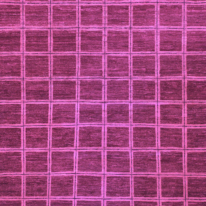 Machine Washable Checkered Purple Modern Area Rugs, wshabs1577pur