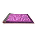 Sideview of Abstract Purple Modern Rug, abs1578pur