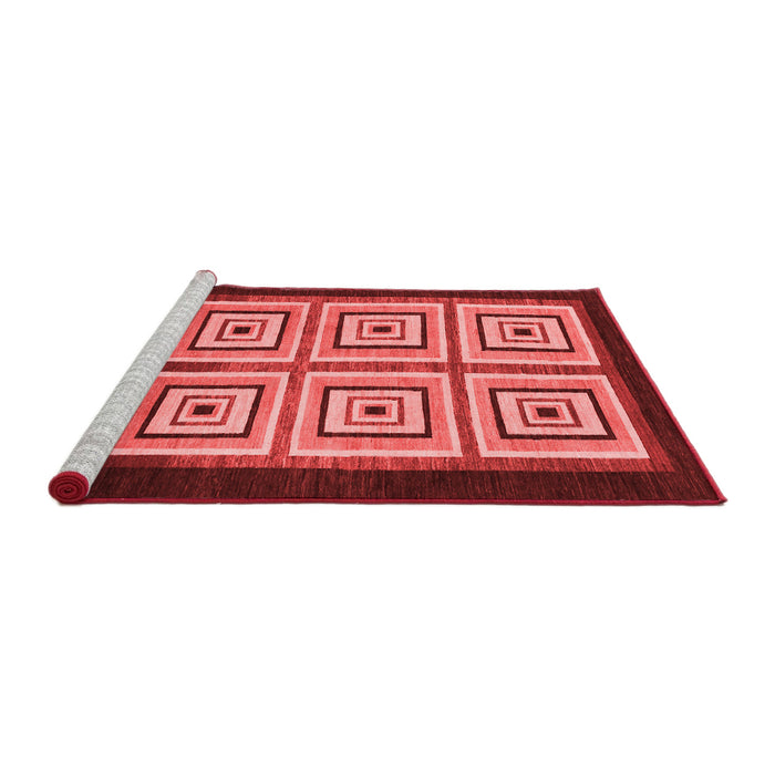 Modern Red Washable Rugs