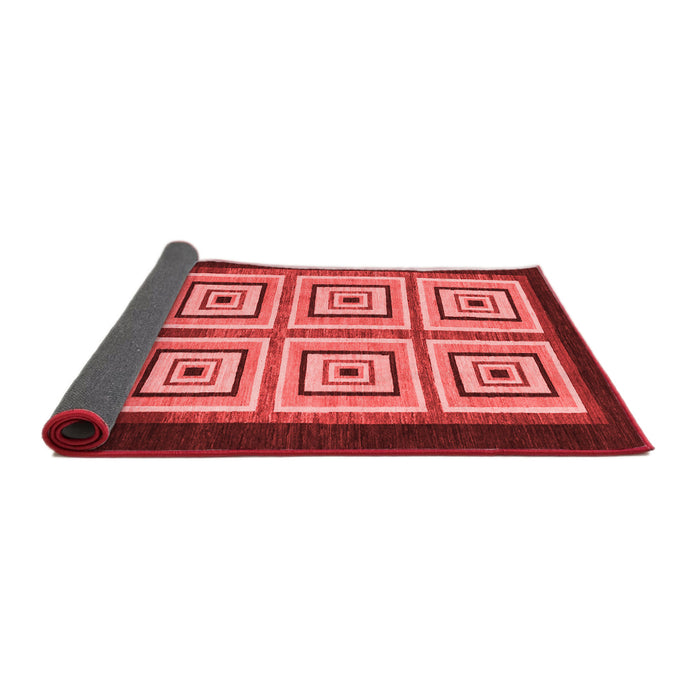 Abstract Red Modern Area Rugs