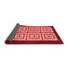 Abstract Red Modern Area Rugs