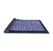 Sideview of Abstract Blue Modern Rug, abs1578blu