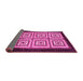 Sideview of Abstract Pink Modern Rug, abs1578pnk