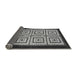 Sideview of Abstract Gray Modern Rug, abs1578gry