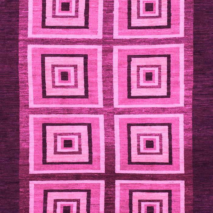 Machine Washable Abstract Pink Modern Rug, wshabs1578pnk
