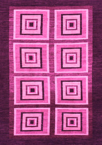 Abstract Pink Modern Rug, abs1578pnk