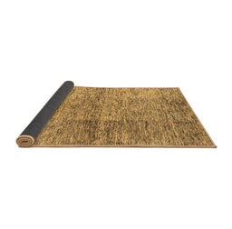 Sideview of Abstract Brown Modern Rug, abs1579brn