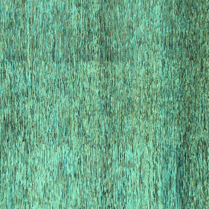 Square Machine Washable Abstract Turquoise Modern Area Rugs, wshabs1579turq