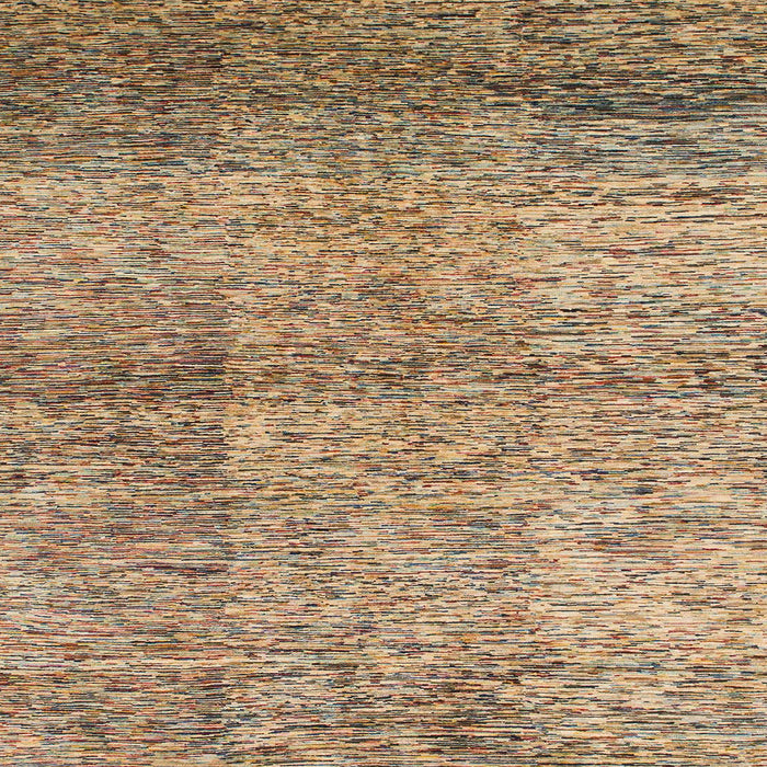 Square Machine Washable Abstract Brown Sugar Brown Rug, wshabs1579