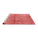 Modern Red Washable Rugs