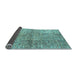 Sideview of Abstract Light Blue Modern Rug, abs1579lblu