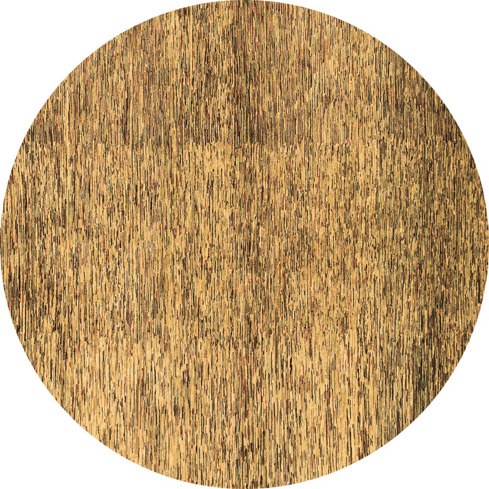 Round Abstract Brown Modern Rug, abs1579brn