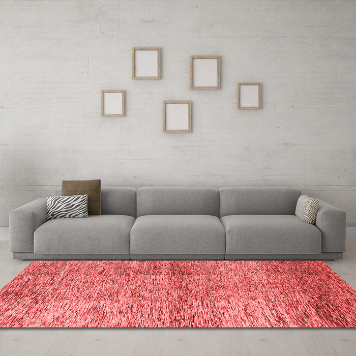 Modern Red Washable Rugs