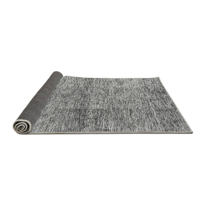Sideview of Abstract Gray Modern Rug, abs1579gry