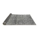 Sideview of Abstract Gray Modern Rug, abs1579gry