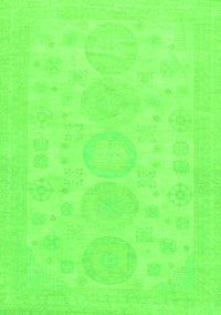 Abstract Green Modern Rug, abs157grn