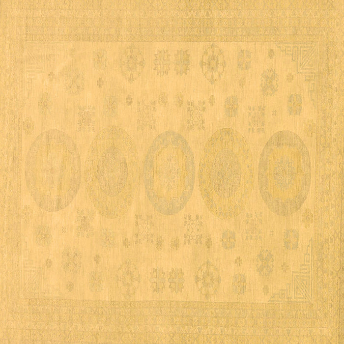 Square Abstract Brown Modern Rug, abs157brn