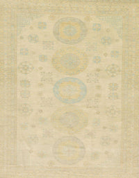 Machine Washable Abstract Brown Gold Rug, wshabs157