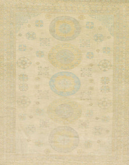 Abstract Brown Gold Modern Rug, abs157