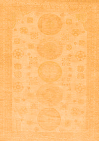 Abstract Orange Modern Rug, abs157org