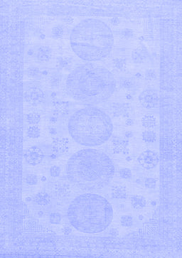 Abstract Blue Modern Rug, abs157blu