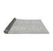 Sideview of Abstract Gray Modern Rug, abs157gry