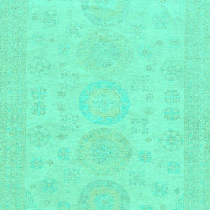 Machine Washable Abstract Turquoise Modern Area Rugs, wshabs157turq