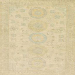 Square Abstract Brown Gold Modern Rug, abs157