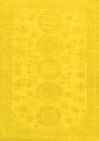 Abstract Yellow Modern Rug, abs157yw