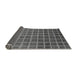 Sideview of Checkered Gray Modern Rug, abs1580gry