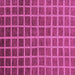 Square Checkered Purple Modern Rug, abs1580pur