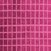 Square Checkered Pink Modern Rug, abs1580pnk