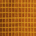 Square Machine Washable Checkered Yellow Modern Rug, wshabs1580yw
