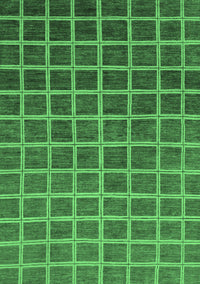 Checkered Emerald Green Modern Rug, abs1580emgrn