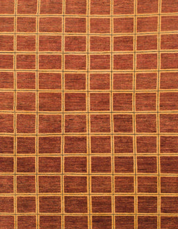 Abstract Red Checkered Rug, abs1580