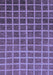 Machine Washable Checkered Blue Modern Rug, wshabs1580blu